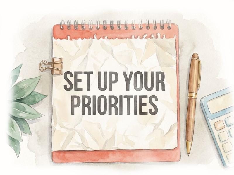 Set up your priorities