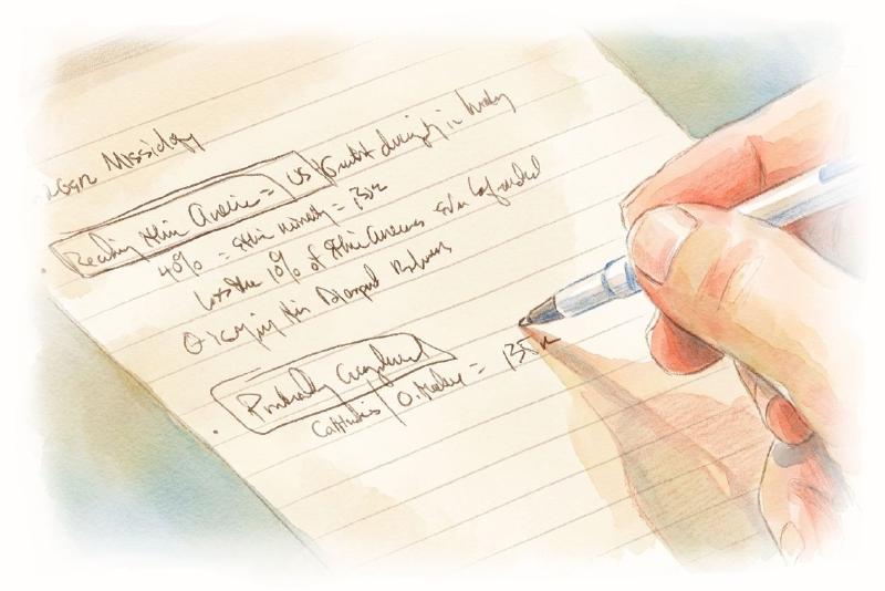 Handwritten notes