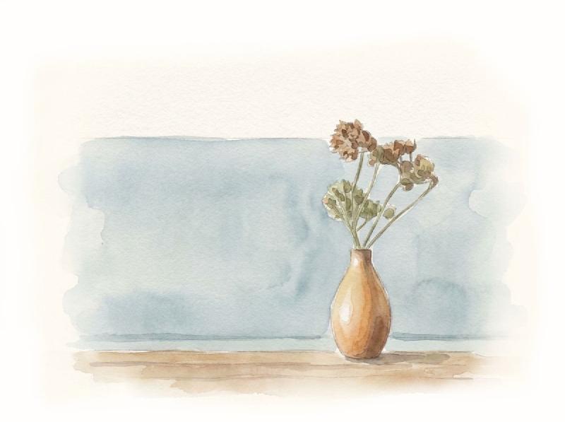 Single flower vase desk