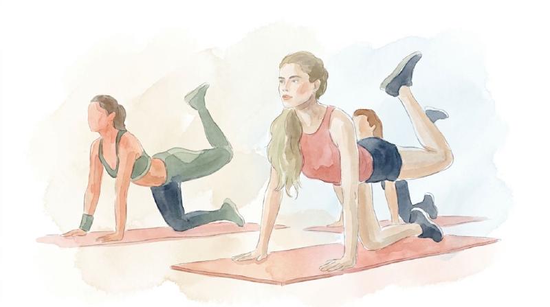 Woman doing yoga